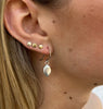 Lotus Earrings- Sterling Silver