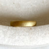 Wife textured 3.5mm  Band 9 or 18K Yellow gold - made to order-Current gold prices on application