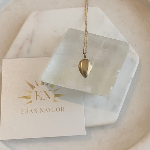 Lotus Pendant 9 or 18k Gold-made to order