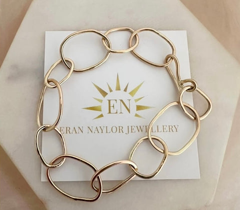 Adorn Bracelet- 14k Gold Fill. Made to order- current price on application.