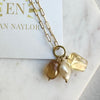 Rumi Juicy Triple Necklace. Sapphire, Pearl and Citrine