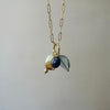 Rumi Juicy Triple Necklace. Sapphire, Fluorite and Aventurine