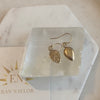 Lotus Earrings 9 or 18k Gold-made to order