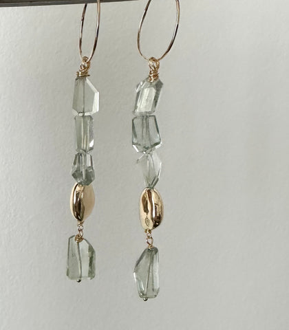 Rumi Prasiolite Hoops