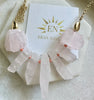 RAW Rose Quartz and Coral Necklace