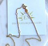 Heirloom Necklace 9 or 18k Gold- Made to order