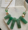 RAW Aventurine Bar Necklace