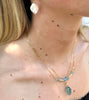 Byzantine Fluorite and Apatite Gemstone Necklace
