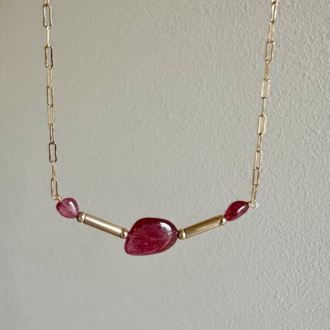 Byzantine Sapphire Gemstone Necklace