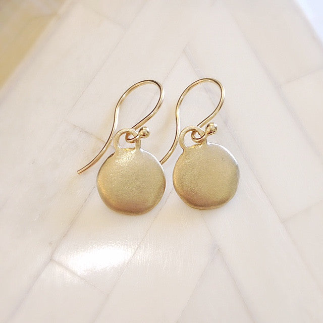 Monsoon Earrings 9 or 18k Gold- Made to order- current gold prices on application