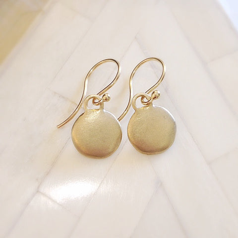 Monsoon Earrings 9 or 18k Gold- Made to order