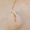 Sirocco 3 Diamond Pendant 9 or 18k Gold- made to order