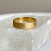 Husband textured 4.6mm Band 9 or 18K Yellow gold - made to order-Current gold prices on application