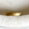 Husband textured 3.5mm  Band 9 or 18K Yellow gold - made to order-Current gold prices on application