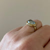 Aquamarine Ring 9k Gold