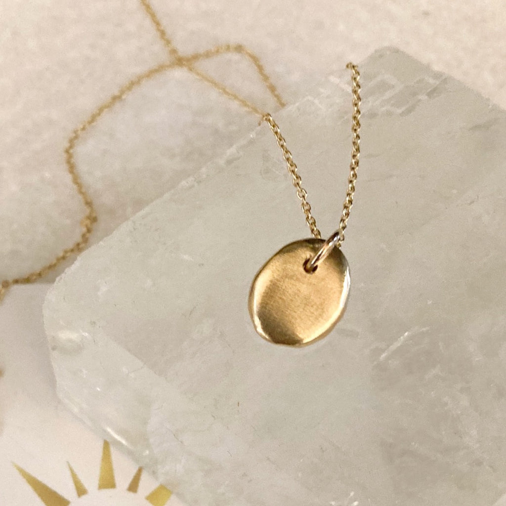 EN Classics 9 or 18k Gold Nugget Pendant-Made to order